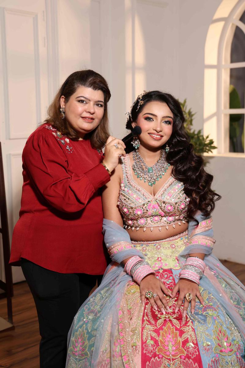 Bridal transformation at Neha Beauty Clinic