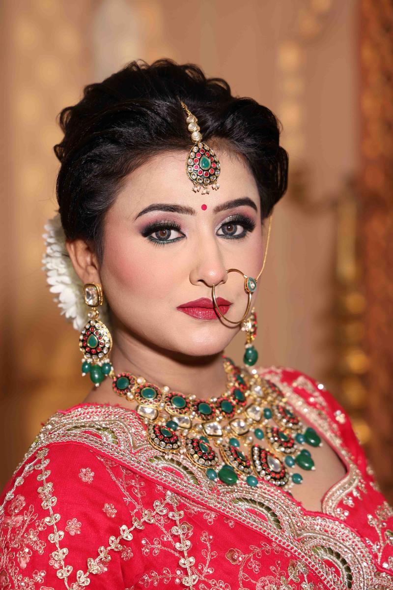 Bridal hair and makeup by Neha Beauty Clinic